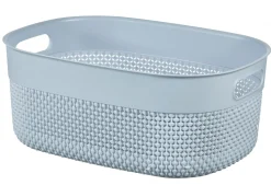 CESTO MOD. FILO M AZZURRO IN PLASTICA RICICLATA 12LT 38X28,5X15CM: vendita online CESTO MOD. FILO M AZZURRO IN PLASTICA RICICLATA 12LT 38X28,5X15CM in offerta