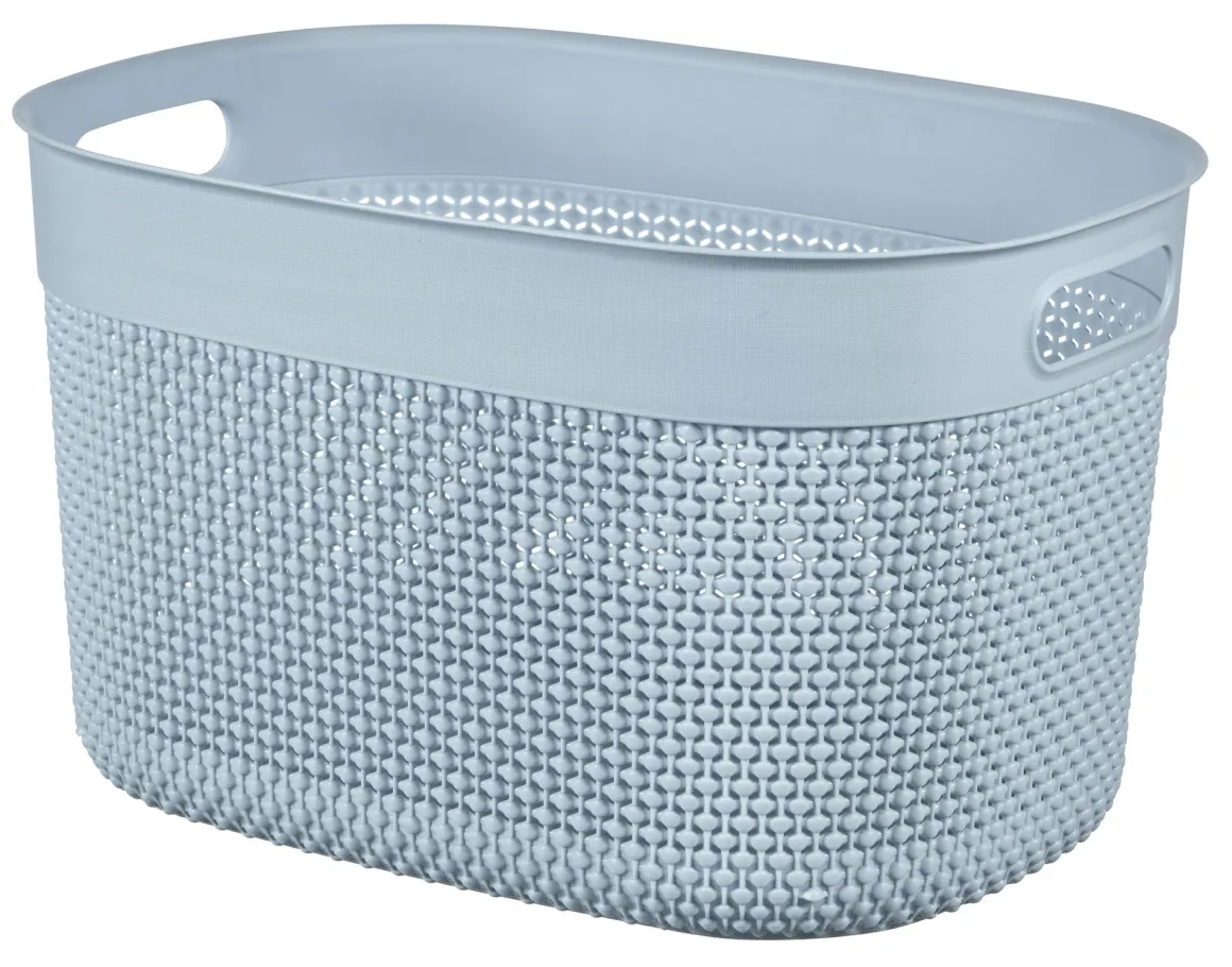CESTO MULTIUSO IN PLASTICA CURVER FILO BASKET 18LT 38X28X22CM CELESTE: vendita online CESTO MULTIUSO IN PLASTICA CURVER FILO BASKET 18LT 38X28X22CM CELESTE in offerta