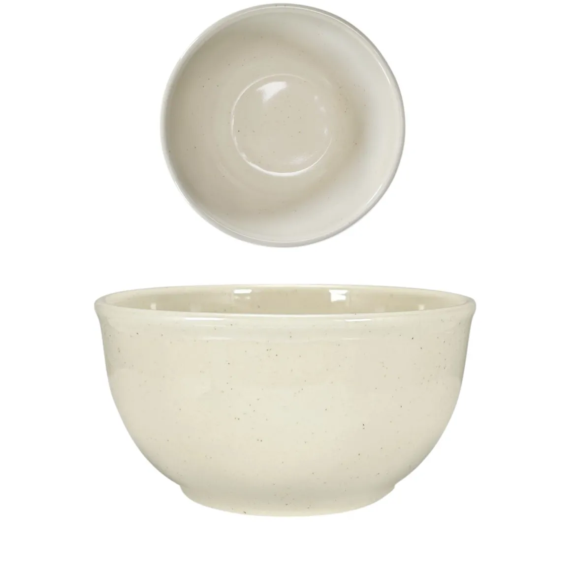 CIOTOLA IN CERAMICA LINEA FONT DIAM. 16CM BEIGE