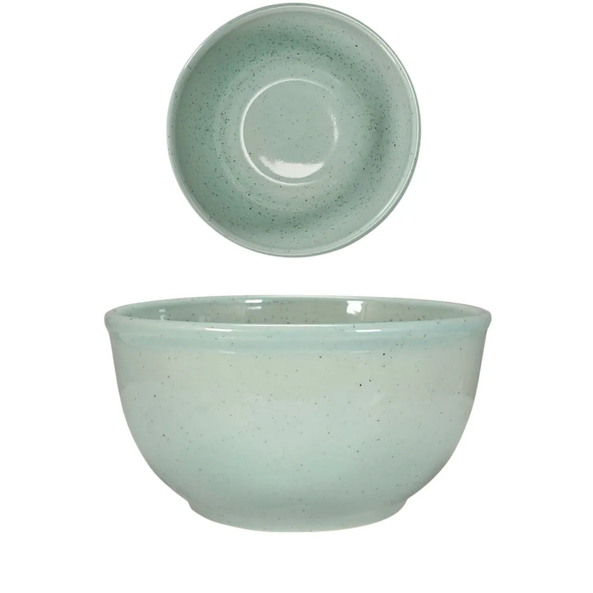 CIOTOLA IN CERAMICA LINEA FONT DIAM. 16CM ACQUA