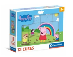 CLEMENTONI 12 CUBI - PUZZLE PEPPA PIG: vendita online CLEMENTONI 12 CUBI - PUZZLE PEPPA PIG in offerta