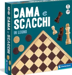 CLEMENTONI - SCACCHI+ DAMA IN LEGNO: vendita online CLEMENTONI - SCACCHI+ DAMA IN LEGNO in offerta