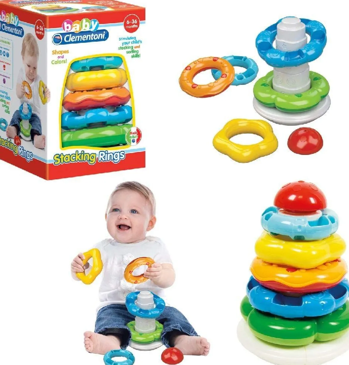 CLEMENTONI BABY - ANELLI IMPILABILI: vendita online CLEMENTONI BABY - ANELLI IMPILABILI in offerta