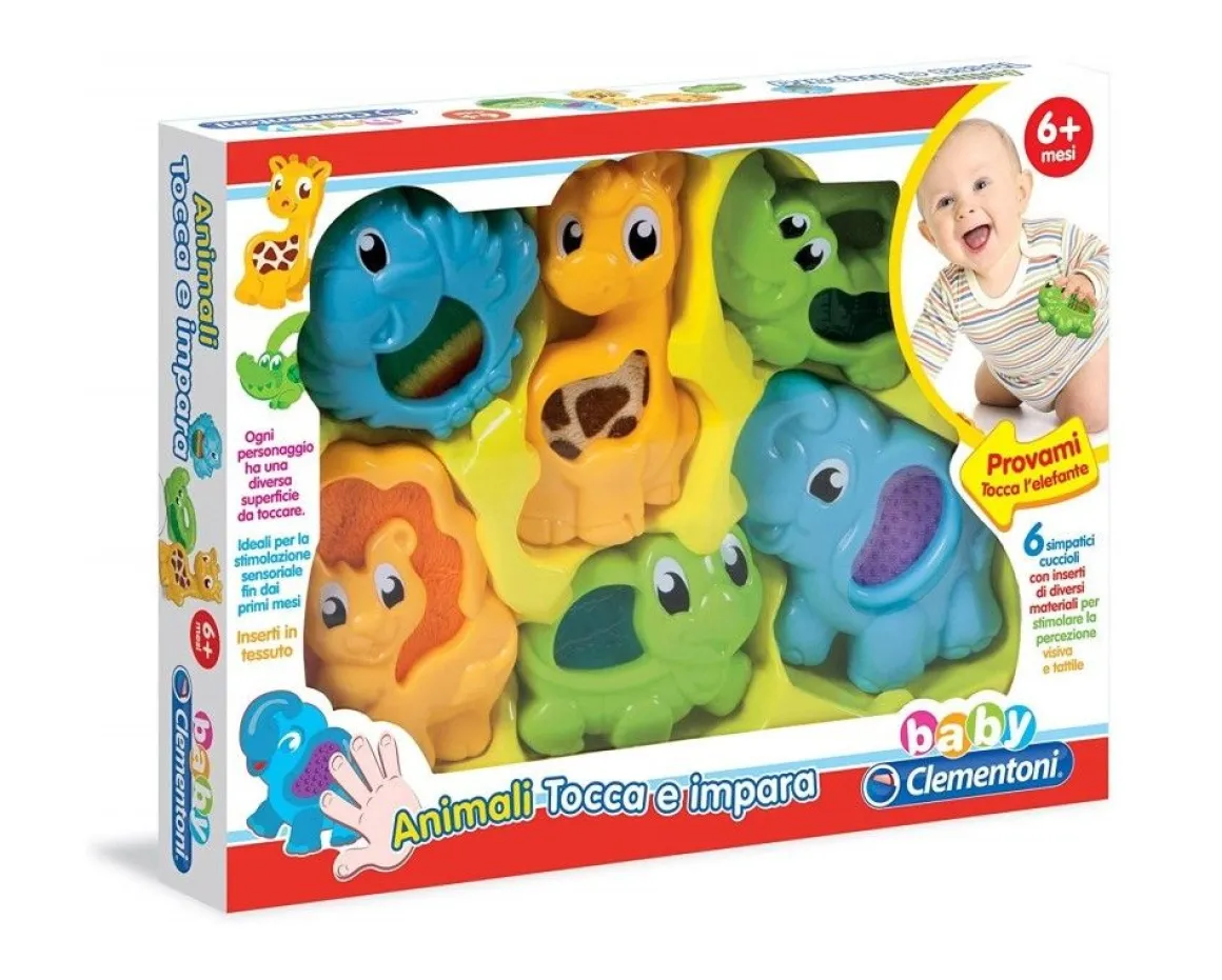 CLEMENTONI BABY - ANIMALI TOCCA E IMPARA: vendita online CLEMENTONI BABY - ANIMALI TOCCA E IMPARA in offerta