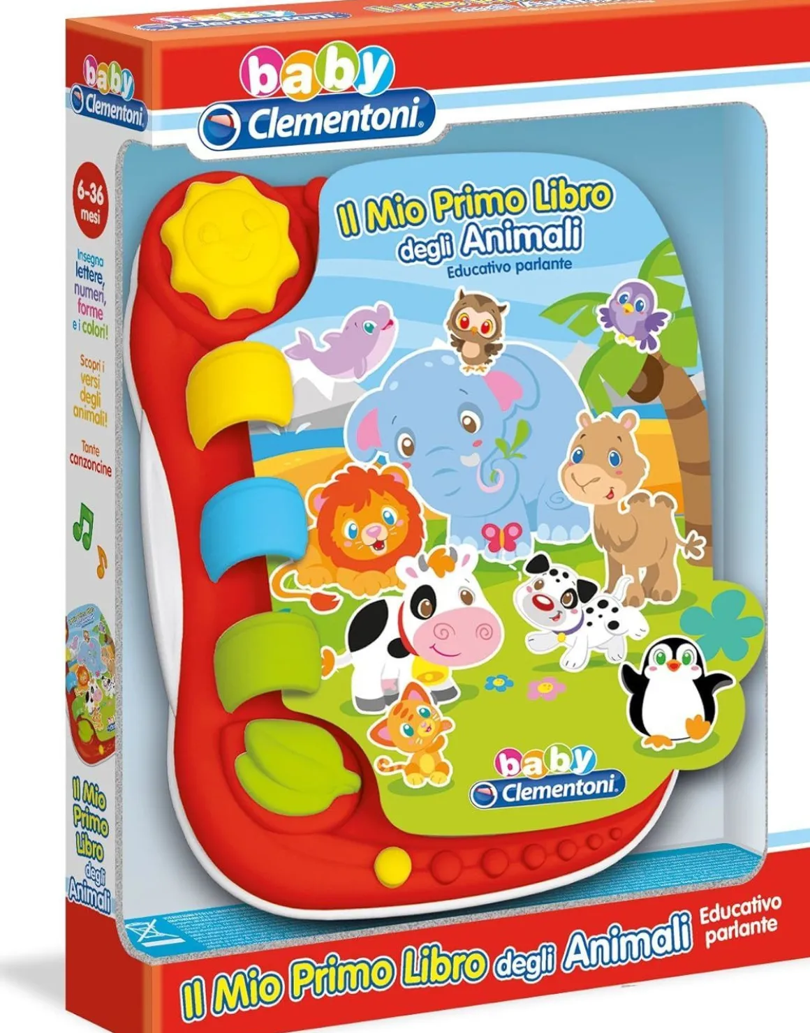 CLEMENTONI BABY - PRIMO LIBRO DEGLI ANIMALI -K-: vendita online CLEMENTONI BABY - PRIMO LIBRO DEGLI ANIMALI -K- in offerta