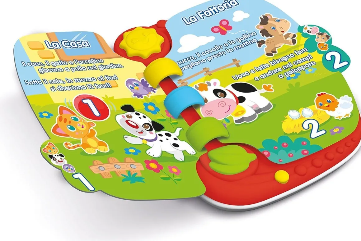 CLEMENTONI BABY - PRIMO LIBRO DEGLI ANIMALI -K-: vendita online CLEMENTONI BABY - PRIMO LIBRO DEGLI ANIMALI -K- in offerta