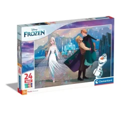 CLEMENTONI DISNEY - PUZZLE 24 MAXI PEZZI FROZEN: PUZZLE GIOCO