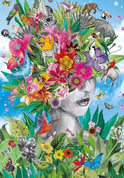 CLEMENTONI HQC - PUZZLE 500 PEZZI HEAD IN THE JUNGLE: vendita online CLEMENTONI HQC - PUZZLE 500 PEZZI HEAD IN THE JUNGLE in offerta