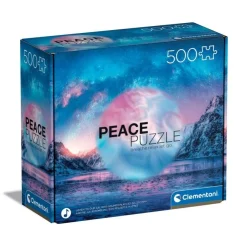 CLEMENTONI PEACE - PUZZLE 500 PEZZI LIGHT BLUE: vendita online CLEMENTONI PEACE - PUZZLE 500 PEZZI LIGHT BLUE in offerta