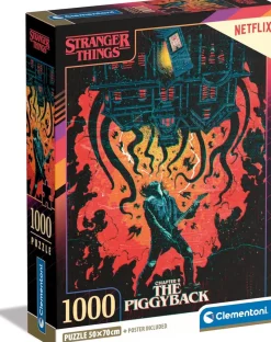 CLEMENTONI STRANGER THINGS - PUZZLE 1000 PEZZI THE PIGGY BACK: vendita online CLEMENTONI STRANGER THINGS - PUZZLE 1000 PEZZI THE PIGGY BACK in offerta
