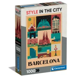 CLEMENTONI STYLE IN CITY - PUZZLE 1000 PEZZI BARCELONA: vendita online CLEMENTONI STYLE IN CITY - PUZZLE 1000 PEZZI BARCELONA in offerta