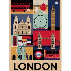 CLEMENTONI STYLE IN THE CITY - PUZZLE 1000 PEZZI LONDON: vendita online CLEMENTONI STYLE IN THE CITY - PUZZLE 1000 PEZZI LONDON in offerta