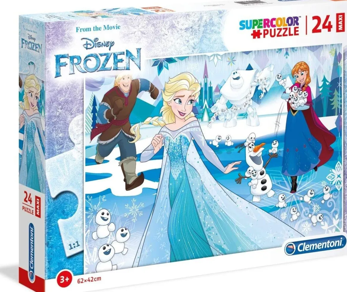 CLEMENTONI SUPERCOLOR - PUZZLE 24 MAXI PEZZI FROZEN 3: vendita online CLEMENTONI SUPERCOLOR - PUZZLE 24 MAXI PEZZI FROZEN 3 in offerta