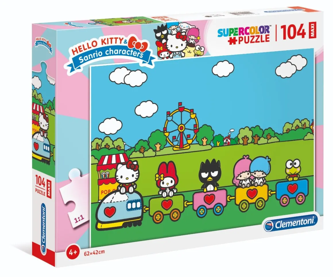 CLEMENTONI SUPERCOLOR - PUZZLE 104 MAXI PEZZI HELLO KITTY: vendita online CLEMENTONI SUPERCOLOR - PUZZLE 104 MAXI PEZZI HELLO KITTY in offerta