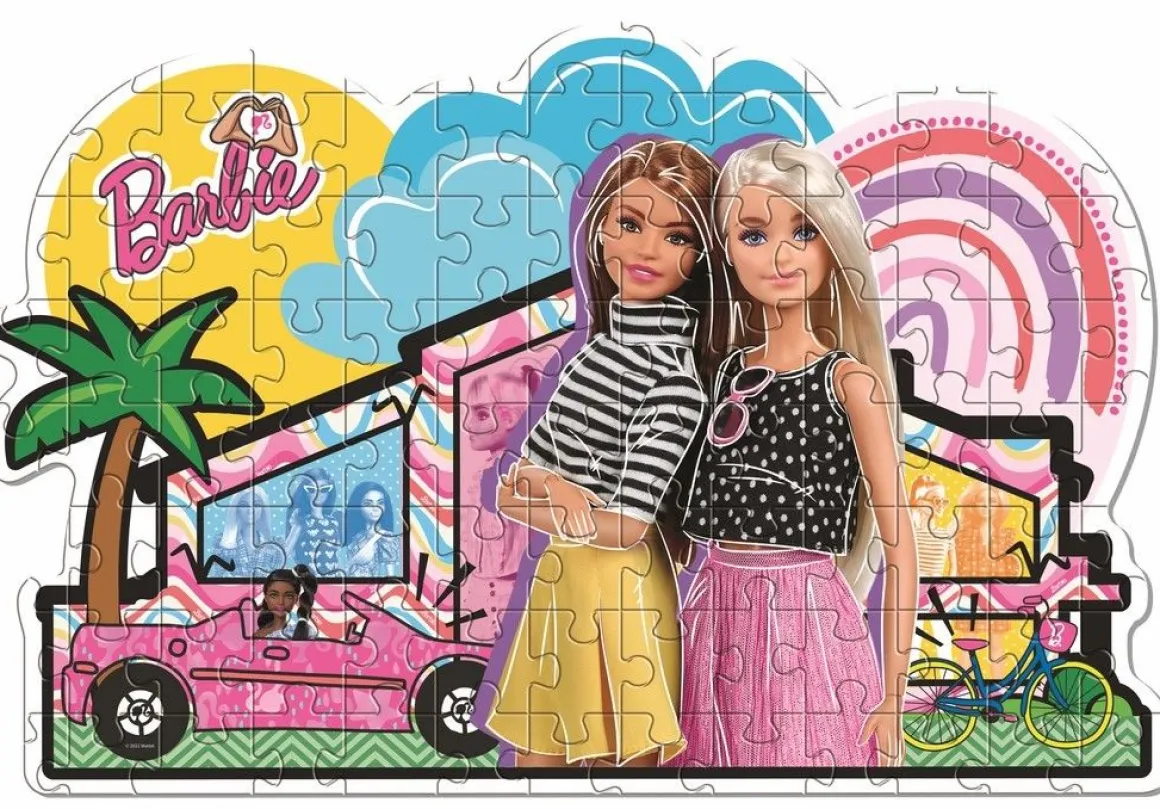 CLEMENTONI SUPERCOLOR - PUZZLE 104 PEZZI SHAPED BARBIE 2: vendita online CLEMENTONI SUPERCOLOR - PUZZLE 104 PEZZI SHAPED BARBIE 2 in offerta