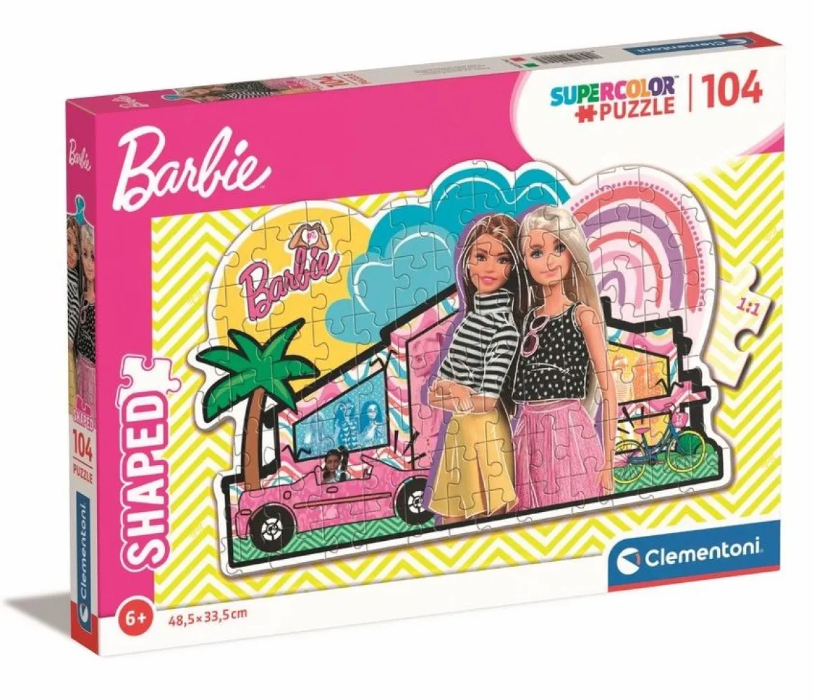 CLEMENTONI SUPERCOLOR - PUZZLE 104 PEZZI SHAPED BARBIE 2: vendita online CLEMENTONI SUPERCOLOR - PUZZLE 104 PEZZI SHAPED BARBIE 2 in offerta