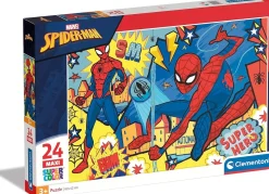 CLEMENTONI SUPERCOLOR - PUZZLE 24 PEZZI MAXI MARVEL SPIDERMAN: vendita online CLEMENTONI SUPERCOLOR - PUZZLE 24 PEZZI MAXI MARVEL SPIDERMAN in offerta