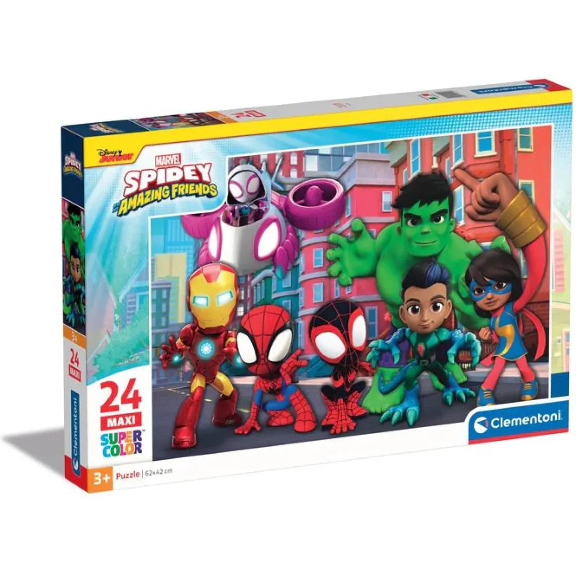 CLEMENTONI SUPERCOLOR - PUZZLE 24 MAXI PEZZI SPIDEY AND HIS AMAZING FRIEND: vendita online CLEMENTONI SUPERCOLOR - PUZZLE 24 MAXI PEZZI SPIDEY AND HIS AMAZING FRIEND in offerta