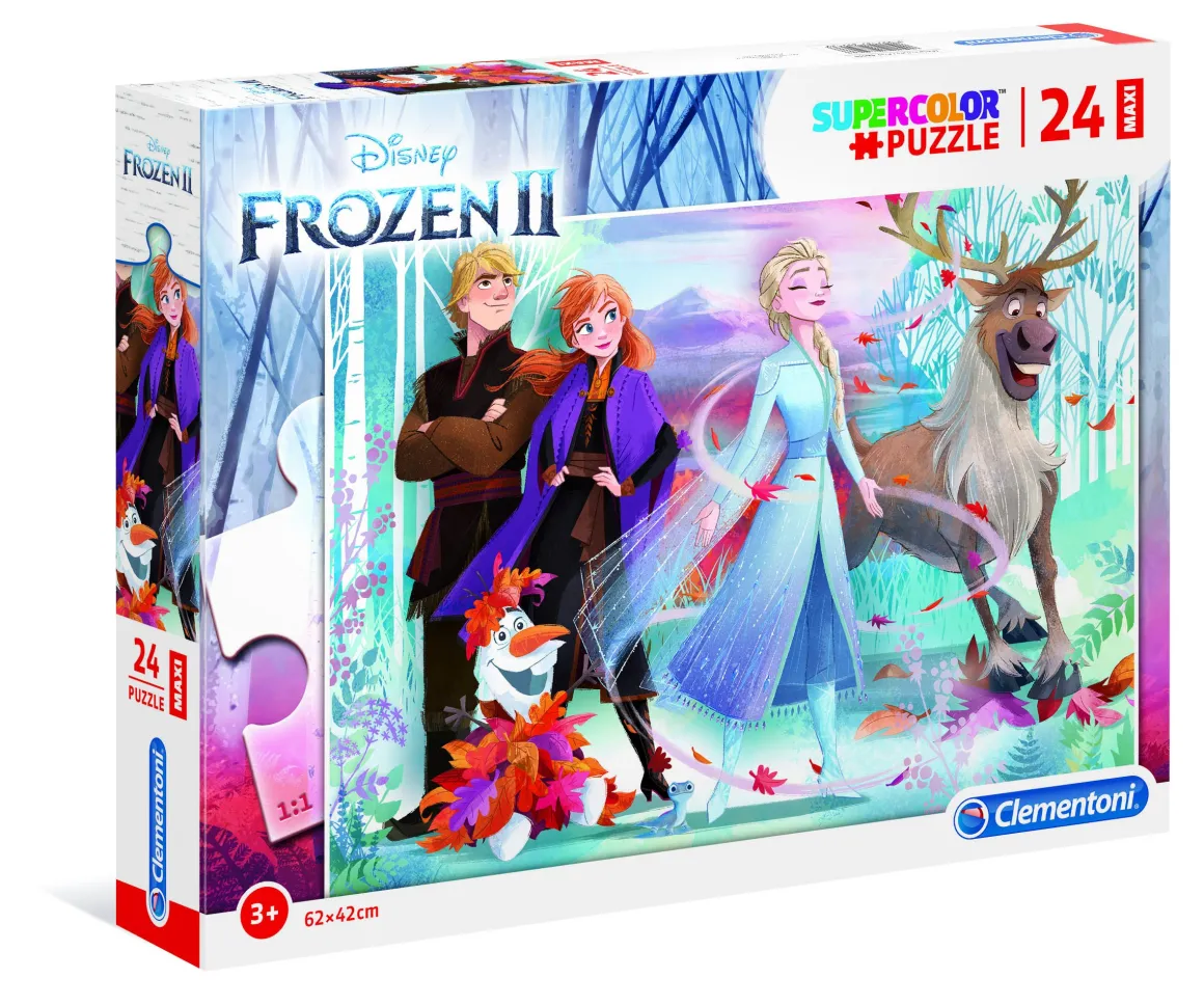 CLEMENTONI SUPERCOLOR - PUZZLE 24 MAXI PEZZI FROZEN 2 : vendita online CLEMENTONI SUPERCOLOR - PUZZLE 24 MAXI PEZZI FROZEN 2 in offerta