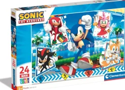 CLEMENTONI SUPERCOLOR - PUZZLE 24 MAXI PEZZI SONIC: vendita online CLEMENTONI SUPERCOLOR - PUZZLE 24 MAXI PEZZI SONIC in offerta