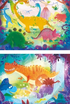 CLEMENTONI SUPERCOLOR - PUZZLE 2X20 PEZZI FUNNY DINOS: vendita online CLEMENTONI SUPERCOLOR - PUZZLE 2X20 PEZZI FUNNY DINOS in offerta