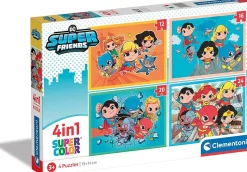 CLEMENTONI SUPERCOLOR - PUZZLE 4 IN 1 SUPERFRIENDS: vendita online CLEMENTONI SUPERCOLOR - PUZZLE 4 IN 1 SUPERFRIENDS in offerta