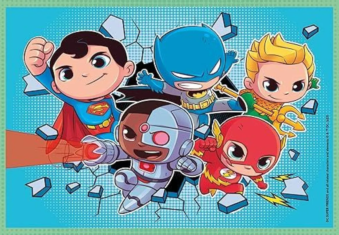 CLEMENTONI SUPERCOLOR - PUZZLE 4 IN 1 SUPERFRIENDS: vendita online CLEMENTONI SUPERCOLOR - PUZZLE 4 IN 1 SUPERFRIENDS in offerta