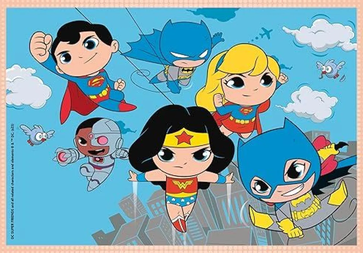 CLEMENTONI SUPERCOLOR - PUZZLE 4 IN 1 SUPERFRIENDS: vendita online CLEMENTONI SUPERCOLOR - PUZZLE 4 IN 1 SUPERFRIENDS in offerta