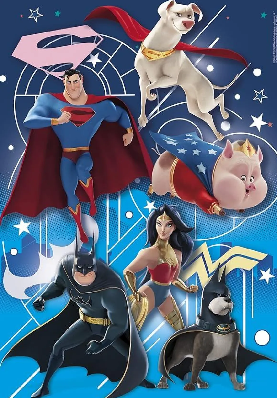 CLEMENTONI SUPERCOLOR - PUZZLE 104 PEZZI DC SUPERPETS 2: vendita online CLEMENTONI SUPERCOLOR - PUZZLE 104 PEZZI DC SUPERPETS 2 in offerta
