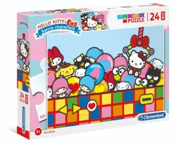 CLEMENTONI SUPERCOLOR- PUZZLE 24 MAXI PEZZI HELLO KITTY: vendita online CLEMENTONI SUPERCOLOR- PUZZLE 24 MAXI PEZZI HELLO KITTY in offerta