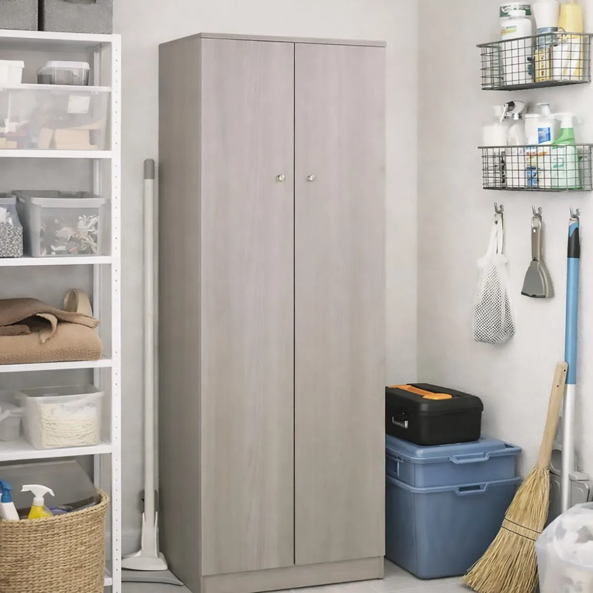 COLONNA MULTIUSO CM 62X34 H. 183 OLMO: vendita online COLONNA MULTIUSO CM 62X34 H. 183 OLMO in offerta