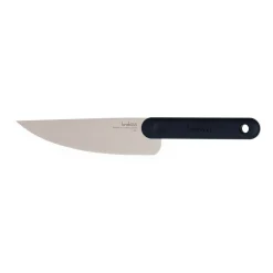 COLTELLO CUCINA CHEF KNIFE BLACK EDITION IN ACCIAIO INOX MANICO NERO