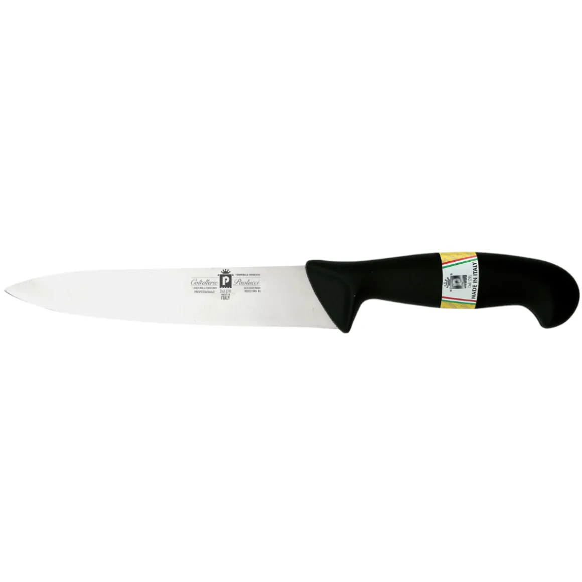 COLTELLO DA CUCINA LINEA MILLENNIUM3 18CM MANICO NERO