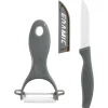 COLTELLO E PELAPATATE IN CERAMICA