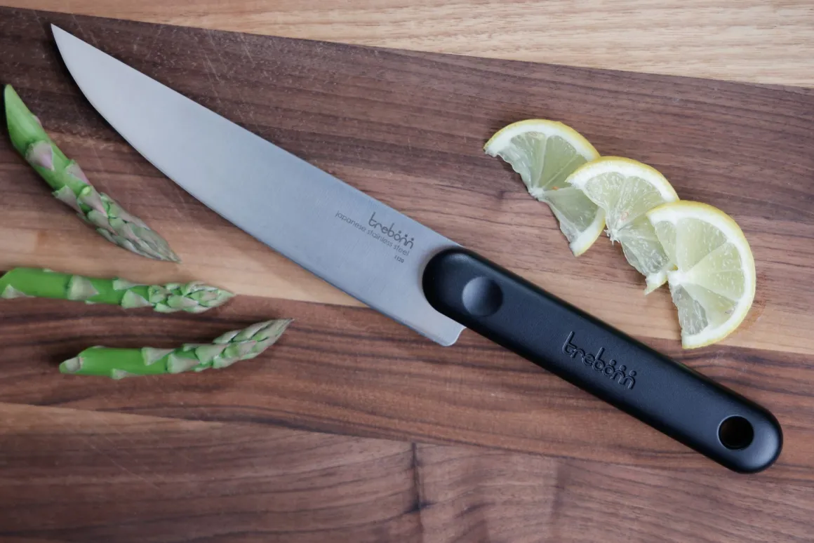 COLTELLO SALAMI KNIFE BLACK EDITION IN ACCIAIO INOX MANICO NERO