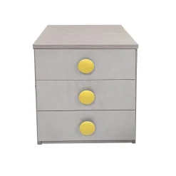 COMODINO FLY 46,4X42 H. 53,4 CENERE WOOD E CALCE