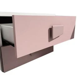 COMODINO TIP ROSA E ROVERE NORDICO