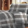 COMPLETO LETTO MATRIMONIALE IN COTONE ABE GRIGIO: vendita online COMPLETO LETTO MATRIMONIALE IN COTONE ABE GRIGIO in offerta