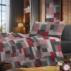 COMPLETO LETTO UNA PIAZZA E MEZZA IN COTONE CRASH ROSA: vendita online COMPLETO LETTO UNA PIAZZA E MEZZA IN COTONE CRASH ROSA in offerta