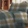 COMPLETO LETTO UNA PIAZZA E MEZZA IN COTONE ABE VERDE: vendita online COMPLETO LETTO UNA PIAZZA E MEZZA IN COTONE ABE VERDE in offerta