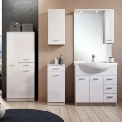 COMPOSIZIONE BAGNO BIANCO LUCIDO