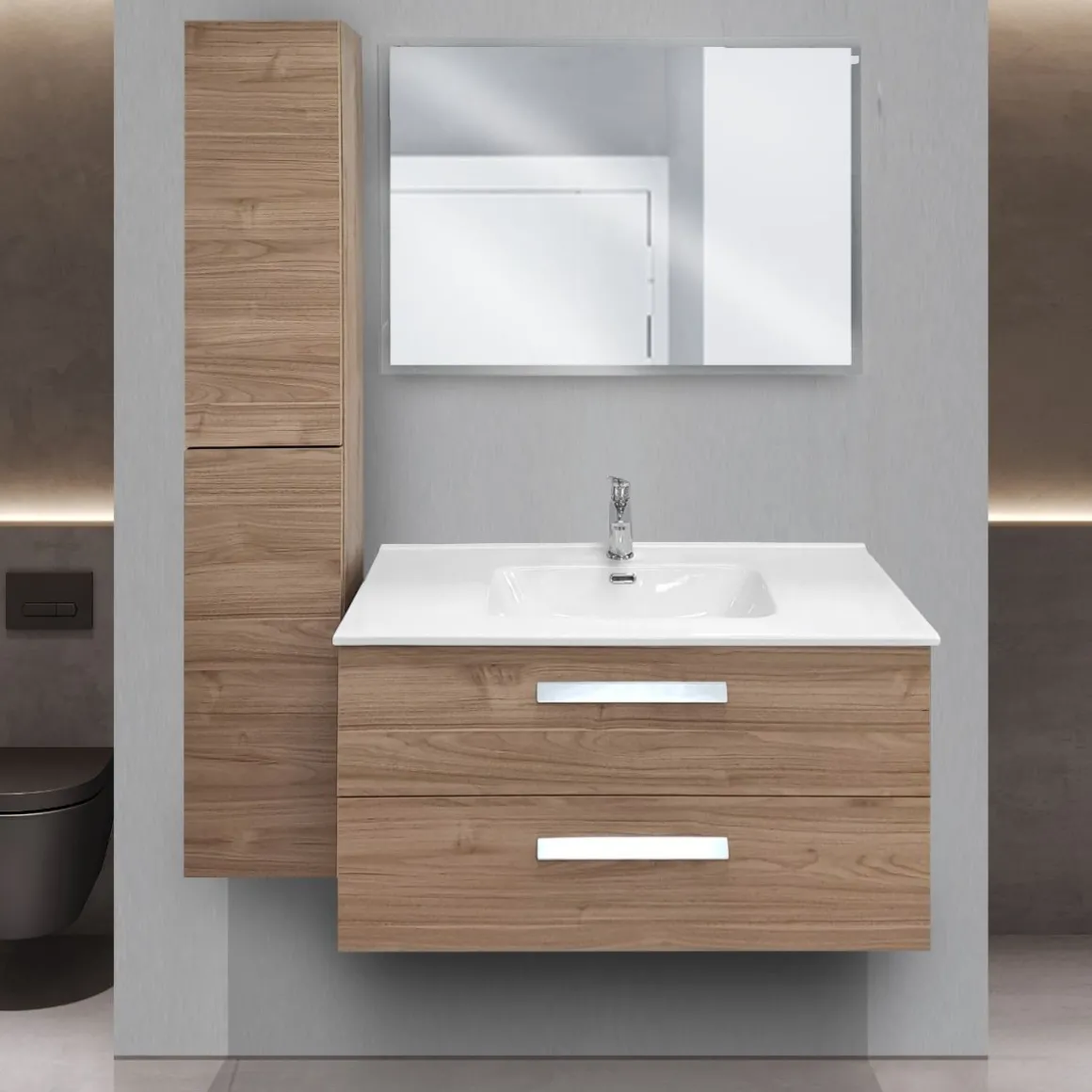 COMPOSIZIONE BAGNO MOD. ANGELA NOCE