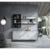 COMPOSIZIONE MOD. FOSTER BIANCO FRASSINATO E FANGO