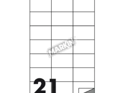 CONFEZIONE 2100 ETICHETTE 70X42,43MM BIANCHE: vendita online CONFEZIONE 2100 ETICHETTE 70X42,43MM BIANCHE in offerta