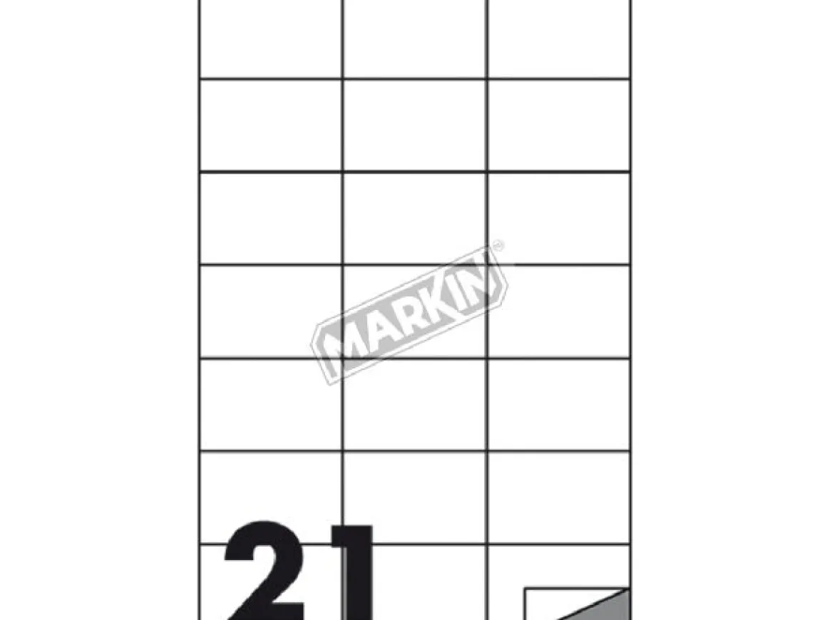 CONFEZIONE 2100 ETICHETTE 70X42,43MM BIANCHE: vendita online CONFEZIONE 2100 ETICHETTE 70X42,43MM BIANCHE in offerta