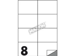 CONFEZIONE 800 ETICHETTE 105X72MM BIANCHE : vendita online CONFEZIONE 800 ETICHETTE 105X72MM BIANCHE in offerta