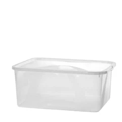 CONTENITORE LONA IN PLASTICA TRASPARENTE 42X35.1 H. 17.2CM 9LT: vendita online CONTENITORE LONA IN PLASTICA TRASPARENTE 42X35.1 H. 17.2CM 9LT in offerta