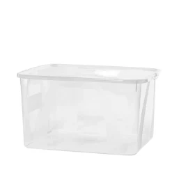 CONTENITORE LONA IN PLASTICA TRASPARENTE 42X35.1 H. 23CM 25LT: vendita online CONTENITORE LONA IN PLASTICA TRASPARENTE 42X35.1 H. 23CM 25LT in offerta