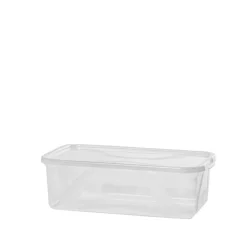 CONTENITORE LONA IN PLASTICA TRASPARENTE 34.4X20.2 H. 10.6CM 5LT: vendita online CONTENITORE LONA IN PLASTICA TRASPARENTE 34.4X20.2 H. 10.6CM 5LT in offerta