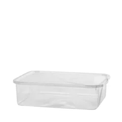 CONTENITORE LONA IN PLASTICA TRASPARENTE 36.3X26.6 H. 13.4CM 10LT: vendita online CONTENITORE LONA IN PLASTICA TRASPARENTE 36.3X26.6 H. 13.4CM 10LT in offerta